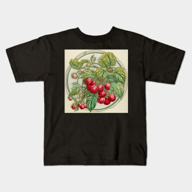 Raspberry Kids T-Shirt by ComicsFactory